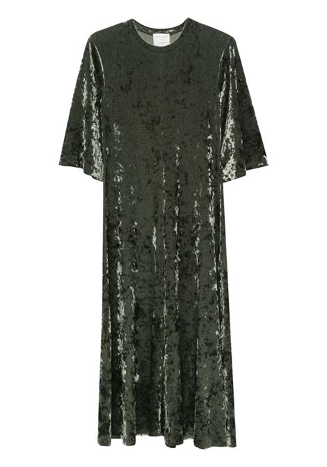 Olive green velvet maxi dress Forte forte - women FORTE FORTE | Dresses | 129126020